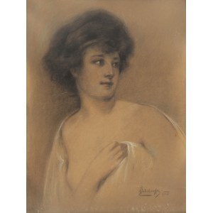 Kasper Żelechowski (1863 Klecza Dolna - 1942 Kraków), Portret kobiety, 1925 r.
