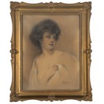 Kasper Żelechowski (1863 Klecza Dolna - 1942 Kraków), Porträt einer Frau, 1925.