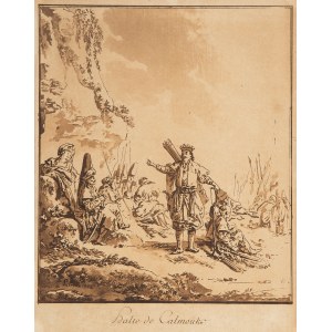 Jean Baptiste le Prince (1734-1781), Rest der Kalmücken - Halte de Calmouks, 1772.