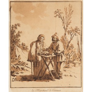 Jean Baptiste le Prince (1734-1781), Cake seller - Le Marchand de Gateaux, 1772.