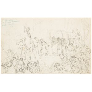 Józef Krzesz-Męcina (1860 Kraków-1934 Poznań), Procession