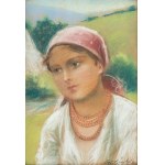 Stanisław Górski (1887 Kościan - 1955 Kraków), Portret góralki