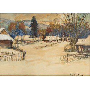 Stefan Filipkiewicz (1879 Tarnów - 1944 Mauthausen), Landscape from Podhale