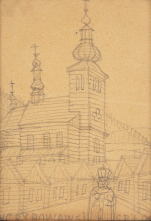 Nikifor Krynicki (1895 Krynica Zdrój - 1968 Folusz), Cerkiew, l. 60. XX w.