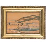 Jozef Brach (first half of the 20th century), Landscape with Relay