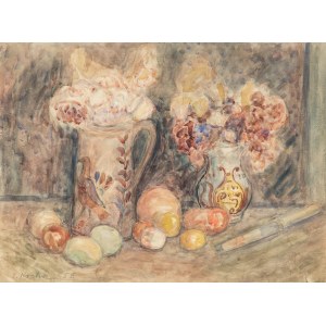 Emil Krcha (1894 Kalusz -1972 Krakow), Still life, 1952.