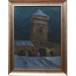 Odo Dobrowolski (1883 Chernivtsi - 1917 Kiev), Florian Gate by night, 1910.