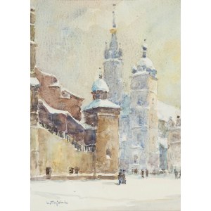 Henryk Sajdak (1905-1995), Auf dem Marktplatz in Krakau