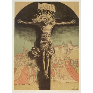 Leon Wyczółkowski (1852 Huta Miastkowska near Kielce - 1936 Warsaw), Crucifix of Queen Jadwiga from Wawel Cathedral, 1915.