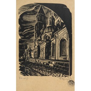 Stanislaw Raczynski (1903 Wadowice-1982 Krakow), Sigismund Chapel, from the Krakow portfolio, 1939.