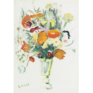 Ludwik Klimek (1912 Skoczów - 1992 Nice), Květiny ve váze