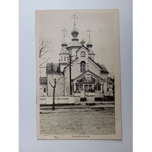 POSTCARD RUSSISCHE KIRCHE RUSSIAN CHURCH PRE-WAR 1918