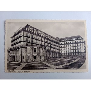 POSTCARD KRYNICA HOTEL LWIGRÓD 1940