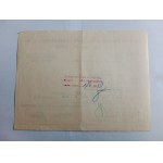 PREMIUM RECEIPT LIFE INSURANCE COMPANY KRAKOW 1934