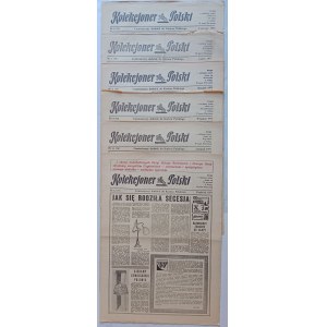 KOLEKCJONER POLSKI ZESTAW 6 SZT NUMERY: CZERWIEC-WRZESIEŃ 1975 R, LISTOPAD-GRUDZIEŃ 1975 R