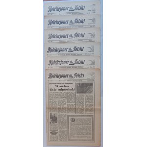 KOLEKCJONER POLSKI ZESTAW 6 SZT NUMERY: STYCZEŃ-CZERWIEC 1976 R