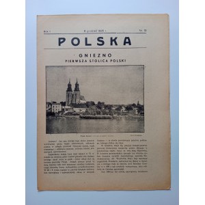 POLEN MAGAZIN, GNIEZNO ERSTE HAUPTSTADT VON POLEN, DEZEMBER 1935