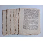 DODATEK DO GAZETY LWOWSKIEJ, LWÓW 1838 R, 3 SZT. W ZESTAWIE