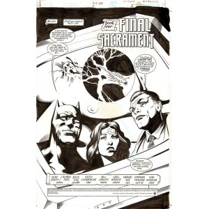 JLA: Black Batism #4: Final Sacrement, strona 1