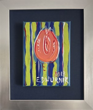 Edward Dwurnik ( 1943 - 2018 ), Tulipan, 2018