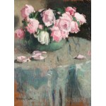 Alfons KARPIŃSKI (1875-1961), Roses in a vase (1916)