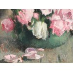 Alfons KARPIŃSKI (1875-1961), Róże w wazonie (1926)