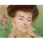 Jacek MALCZEWSKI (1854-1929), Melodie (Porträt von Michalina Janoszanka mit Faunen) (1906)