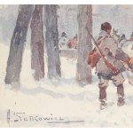 Adam SETKOWICZ (1876-1945), Wyjazd na polowanie