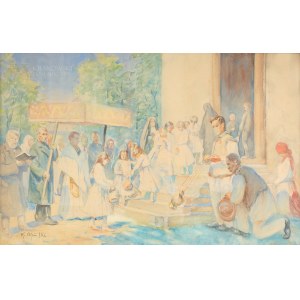 Jan Kazimierz OLPIŃSKI (1875-1936), The Feast of Corpus Christi