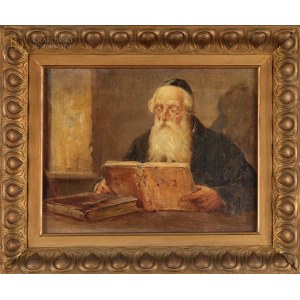 Autor nieznany, Żyd przy lekturze