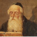 Autor nieznany, Żyd przy lekturze