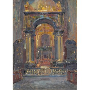 Włodzimierz BŁOCKI (1885-1920), Der Altar des Heiligen Stanislaus in der Wawel-Kathedrale.