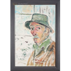 Wlastimil HOFMAN (1881-1970), Selfportrait in a hat