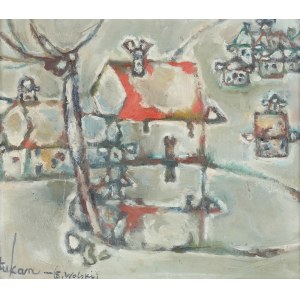 Eugeniusz TUKAN-WOLSKI (1928-2014), Landscape with a pond (70’s)