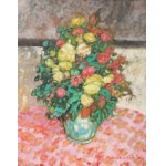 Adam MARCZUKIEWICZ (ur. 1958), Flowers in a blue pot (1995)