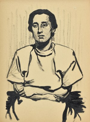 Ludwik MACIĄG (1920-2007), Portret kobiety