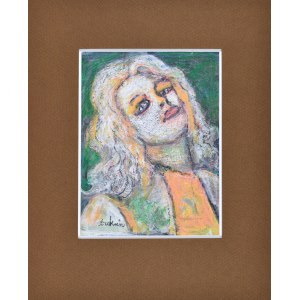 Eugeniusz TUKAN-WOLSKI (1928-2014), Portrait of a woman in curls