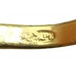 Pierścionek złoty z szafirem oraz diamentami (22)