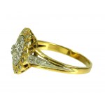 Gold ring with diamonds (64)