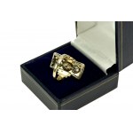 Zlatý prsten s perlami a diamanty (79)