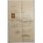 (STANISŁAWÓW) Zbiór dokumentów stanisławowskich z lat 1899 - 1935.