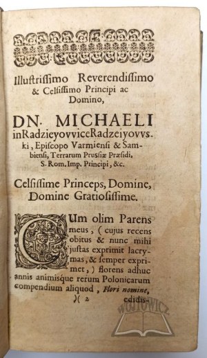 PASTORIUS Joachim ab Hirtenberg z Głogowy, Historiae Polonae plenioris pars posterior,