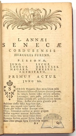 SENEKA, L. Aennaei Senecae et aliorum Tragoediae serio emendatae.
