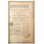 RHABDAS Nicholas, Nic. Smyrnaei Artabasdae Graeci Mathematici Ekphrasis Numerorum Notationis per gestum digitorum.