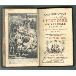 (DĄBROWSKI Jan Henryk. BEM Józef. AUTOGRAFY). (Bossuet Jaques-Benigne - Continuation de l`histoire universelle de Messire...