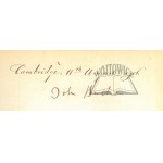 (DMOWSKI Roman, BUCHAN John. AUTOGRAFY). Hogarth William - The works of ..., in a series of engravins: