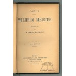 (SIENKIEWICZ Henryk. 2 AUTOGRAFY). Goethe (Johann Wolfgang) - Wilhelm Meister.