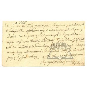 MAŁACHOWSKI Jacek (1737-1821), velký referent Koruny, později velký kancléř Koruny.