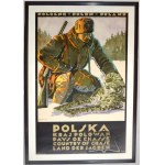 NORBLIN Stefan (1892-1952), malíř, ilustrátor, tvůrce plakátů, Polsko - země lovu.