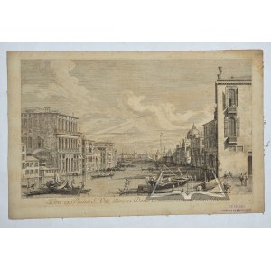 VISENTINI Antonio (1688-1782); CANALETTO (1697-1768), (Venice). Hinc ex Platea S. Viti, illinc ex Domo Corneliorum, ad idem Telonium.